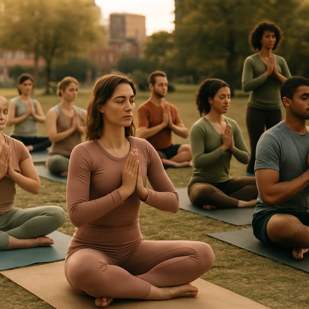 Yoga community class in Manchester